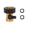 Garden Hose Shut Off Control with Washers Threaded for Gardeners, Yard,