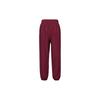 Adidas Logo Joggers With Cuffs Men Bottoms Dark-Red IT9047