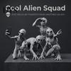 Creative Desktop Accessories for Men 4Pcs 3D Printed Alien Statue, Resin Sci-fi Figurines, Ornament, Exquisite Art Ornaments Novelty Interstellar