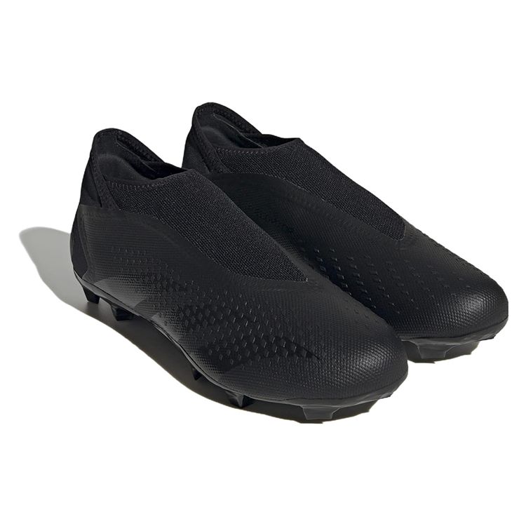 Adidas Predator Accuracy.3 Laceless FG Nightstrike Pack Unisex Sneaker Schwarz Core-Black Cloud-White GW4598