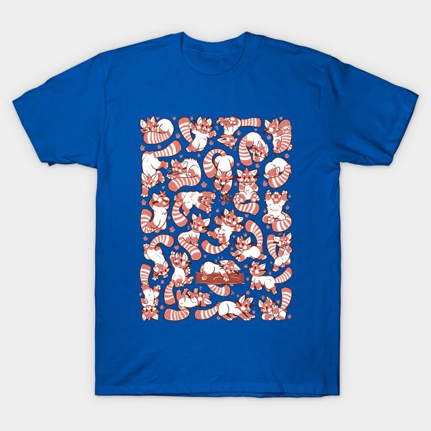 Unisex Fashion TShirt Red Panda Spread Print TShirt Plus Size S-5XL T-Shirt 100%Cotton Tops O Neck Short Sleeve Tees