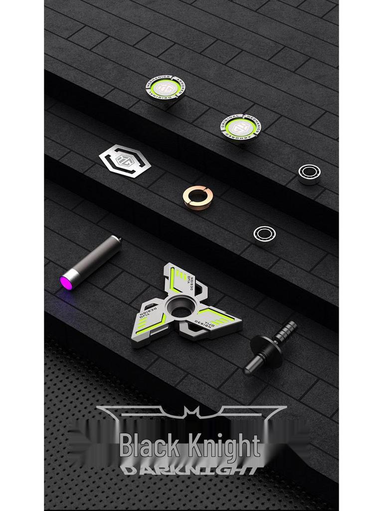 Limitierte Edition Luminous Black Tech Spinner: Stressabbau-Spielzeug für Schüler und Jungen