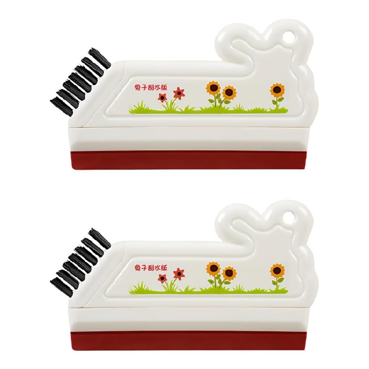 

Miniature Household Squeegee Light weight Water Remover Tool Lovely Rabbit Pattern Scraper Household Water Wiper белый