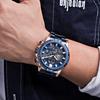 Megir Luxus Business Uhren für Herren Edelstahlarmband Quarz Casual Armbanduhr Wasserdicht Kalender Herren Chronograph 2108