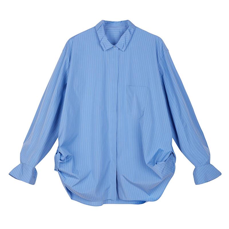 JNBY 2026 Spring Striped Loose Cotton Shirt