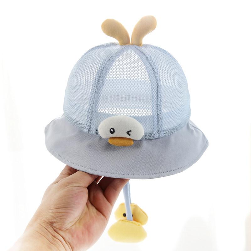 Baby Summer Thin Breathable Large Brim Sun Hat Unisex Infant Mesh Baseball Cap UV Protection Visor for Boys and Girls