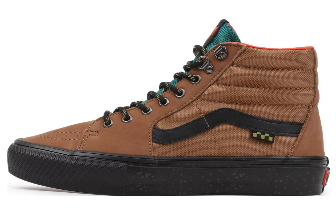 Sk8 Skate Vans-Hi Outdoor Brown Black VN0A5FCCY49 41