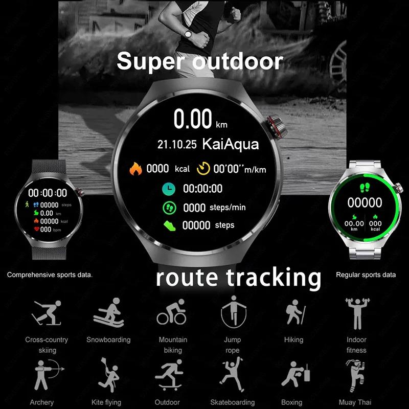 100% Original Packing For Men Smart Watch 4 AMOLED HD Screen Bluetooth Call Heart Rate Professional Waterproof SmartWatch 2025