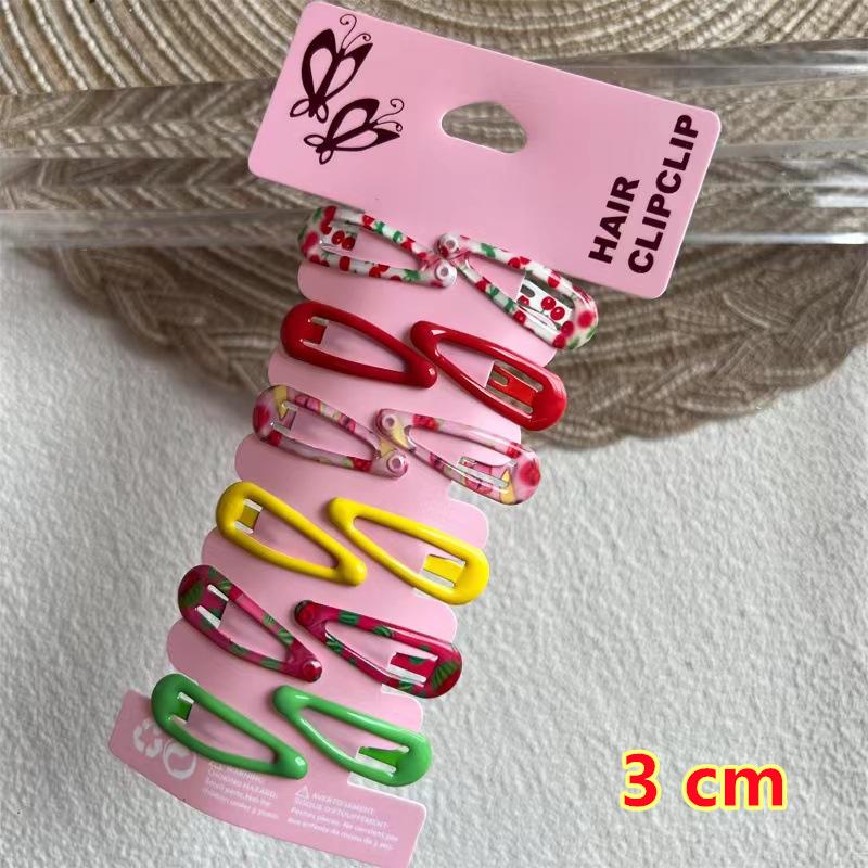 

Каваи Принтованные Заколки-клипсы для волос Набор Женщины Дети Девочки Ребенок Заколки для волос Заколки Аксессуары Зажимы для волос Головной убор Украшения