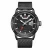 Men's Waterproof Luminous Running Alarm Clock Watch
