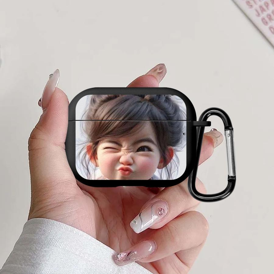 

Pouting For Cuteness Girl Earphone Cases Cover Case For Airpods 2 Pro2 1 4 Pro 3 Pro3 Airpods 2