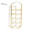 Dish Storage Rack Multi-Layer Design Large Capacity Rustproof Corrosion Resistant Kitchen Countertop Storage Holder Food Preparation Rack