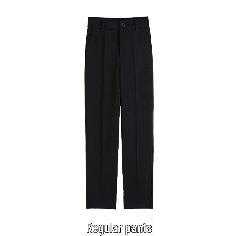 

Women s Black Suit Jacket Set - Spring/Autumn 2026: Professional Wear for Interviews & University Defenses L (recommended for 90-109 jin)
