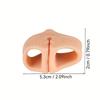 2pcs Double-hole Flip-flops Clip Toe Divider Slipper Sandal Clip Foot Pad Hallux Valgus Toe Overlapping Fork Separator