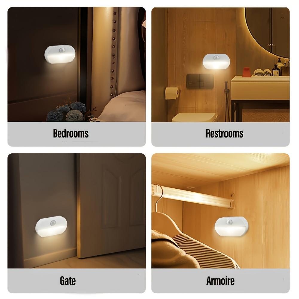 D5 Body Sensor Night Light Smart Sensor Light Bedside Night Light Smart Sensor Multiple Kids Room Lighting Sticky Installation
