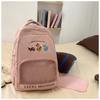 New high-value, fresh, sweet and cute animal backpack, lightweight spring outing for junior and high school students, and large-capacity backpack.
