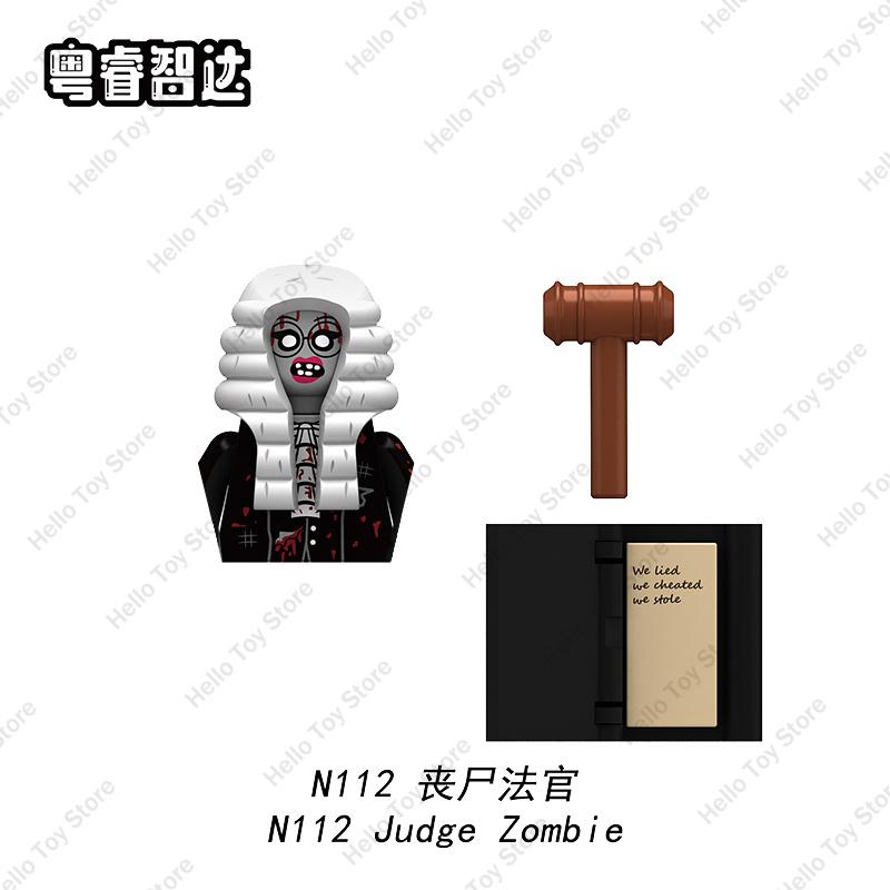 2024 City Halloween Zombie Series Walking Deads Ghost Mini Action Figure Building Blocks Soldiers MOC Bricks Kid DIY Gifts Toys