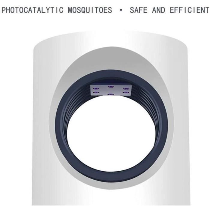 Tueur de moustique lampe eacute;lectrique Vortex physique anti-moustique Insecticide USB Powered LED UV Aucun rayonnement Zapper