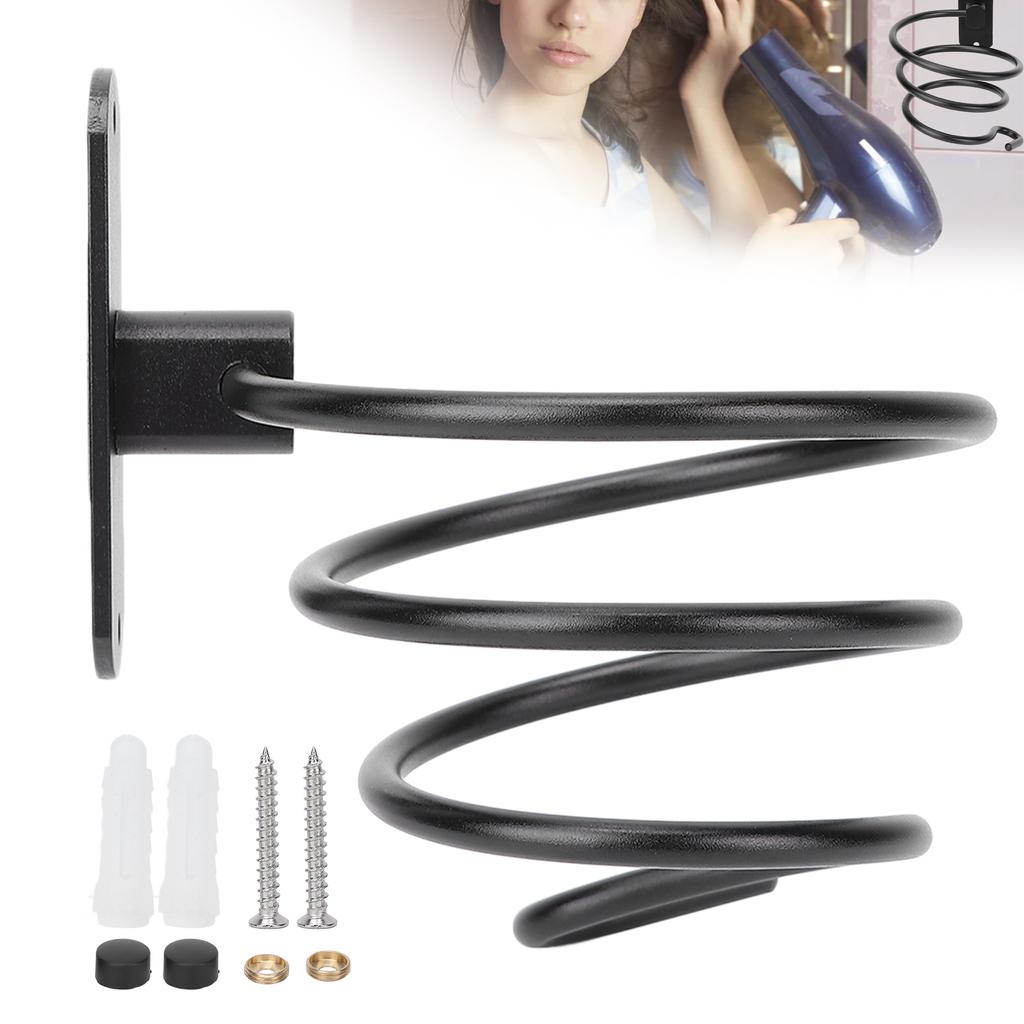 Legierung Haartrocknerhalter Haartrocknerständer Organizer für Badezimmer Friseursalon Hotel