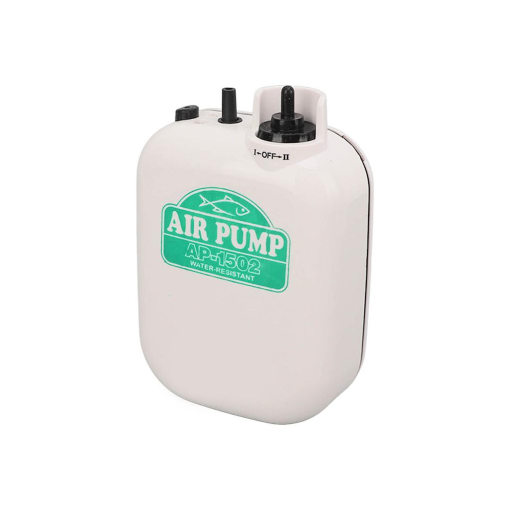 Pompa Powietrza do Akwarium z Rurką Kamienną Cicha Zasilana Bateryjnie Przenośna Mały Rozmiar Napowietrzacz do Akwarium dla