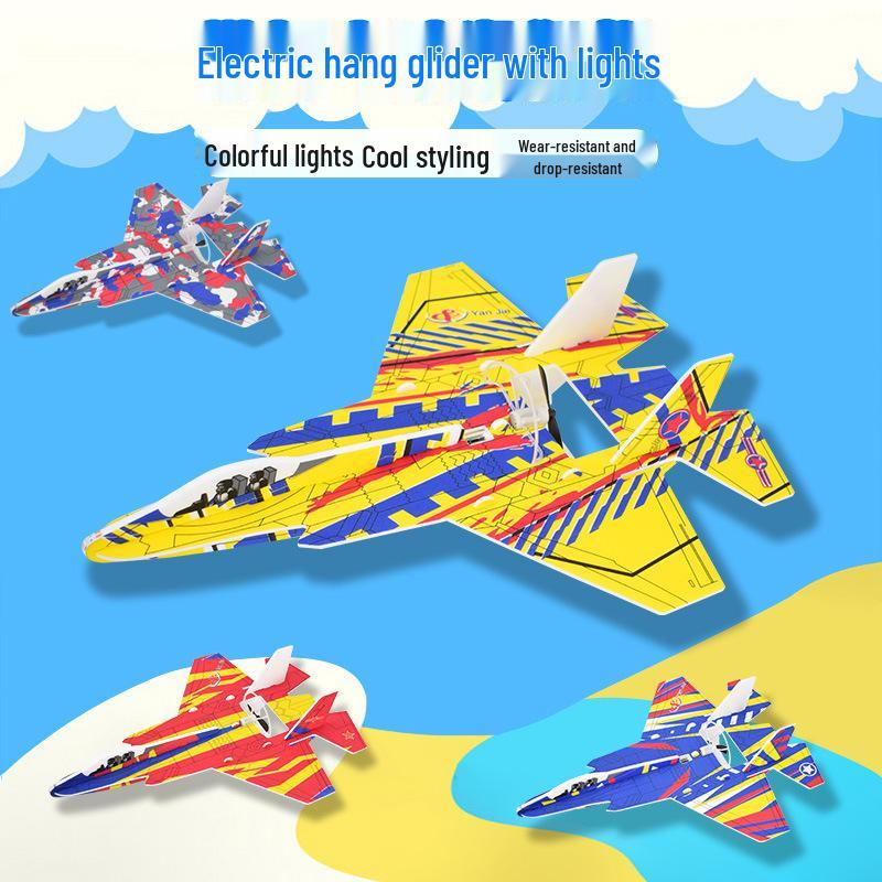 Electric USB-Charged Shockproof Foam Glider Airplane