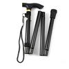 Multifunction Walking Stick Trekking Poles Telescopic Fold Crutches Hiking Stick Crutch Elderly Metal Stick Walking Cane Outdoor