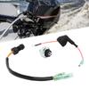 Oil Pressure Sensor with Indicator Light Engine Oil Pressure Sensor for 9.9?15HP Outboard 65W?85410?01 62Y?82504?10 66M?82127?10