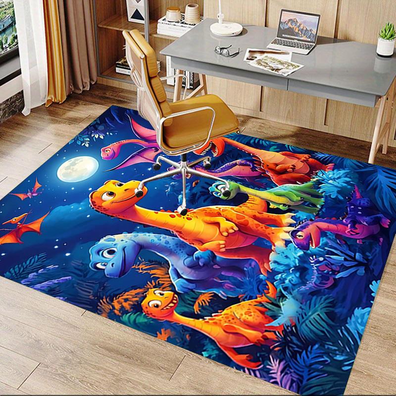 1PC Dinosaurs Night Extra Large Non-Slip Floor carpet, Office, family, bedroom, Studio - Large Area RugJ0395