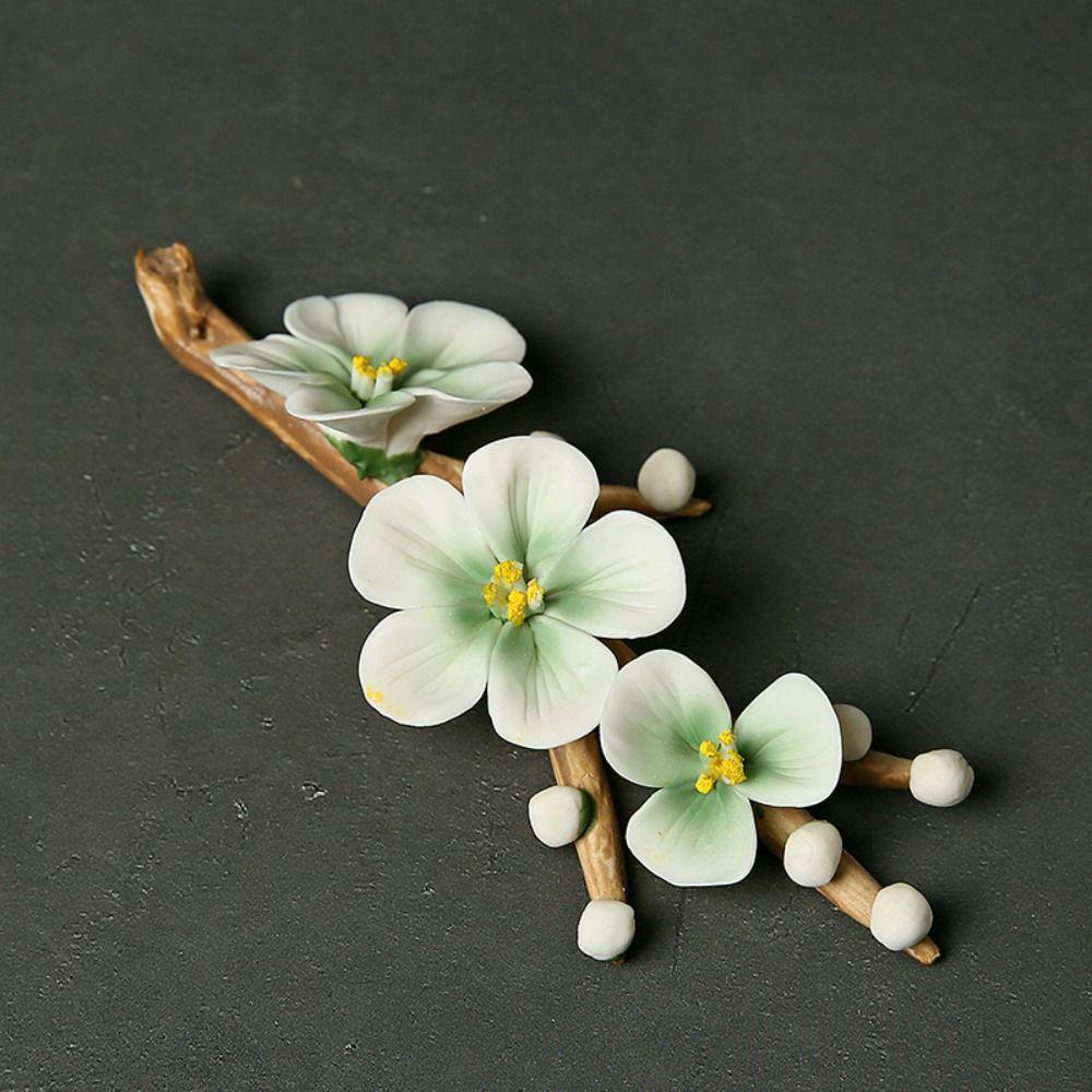 Ceramics Incense Stick Holder Elegant Tea Table Oraments Gift Aromatherapy Base Yoga Studios