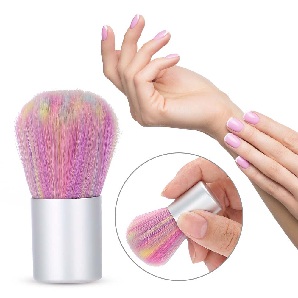 Soft Nail Cleaning Brush UV Gel Powder Dust Remover Tool Manicure Tool
