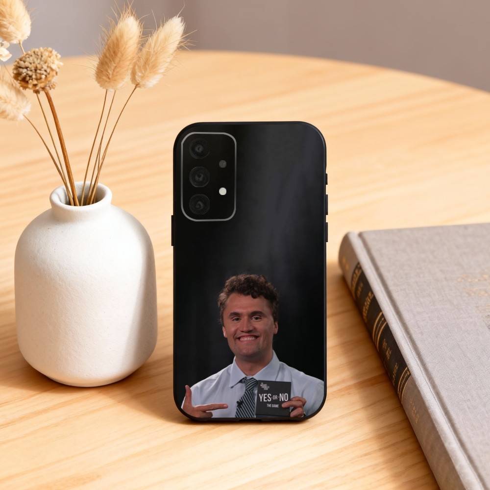 Goodbye C-Charlie-E K-Kirk Phone Case For Samsung S25,24,23,22,30,21,10,9,Ultra,Plus,Lite,FE,4,5 G Soft Black Case