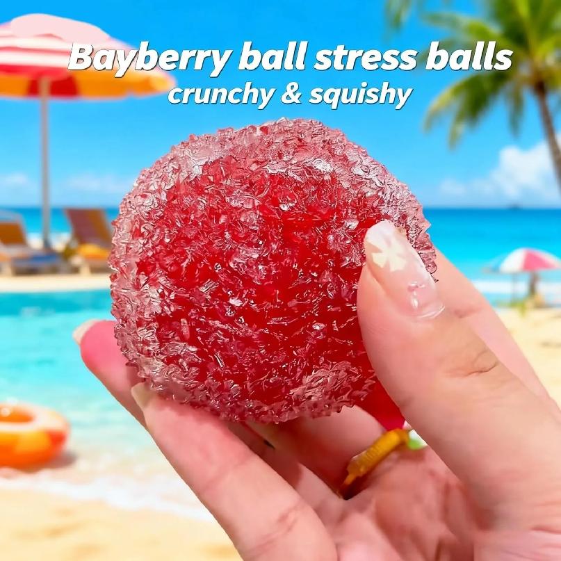Crunchy Squishy Stress Ball Waxberry moldable Stress BallsIce Skin Fidget Sensory Toys Satisfying Squishy Relaxing Fidget