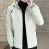 Winter Warm Outerwear for Men Trendy Fleece Jacket Casual Sports Outdoor Windbreaker Top Trench Coat for Men
