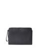 Waprolux Comfort Leather Clutch Bag Genuine Leather iPad Ceremony 616212 [FUJITAKA] A4, Men's Bag, No. (Black)