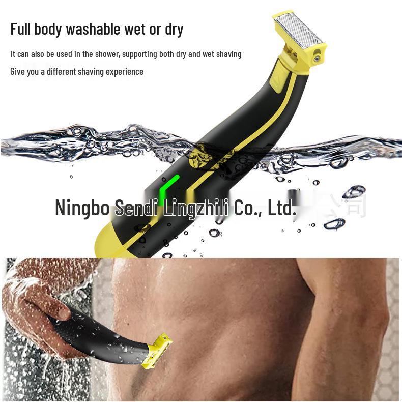Portable USB Rechargeable Men's Electric Razor for Legs & Armpits
