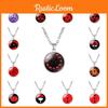 Collier Élégant Naruto Pierre du Temps Pendentif Simple Face Accessoires d'Anime