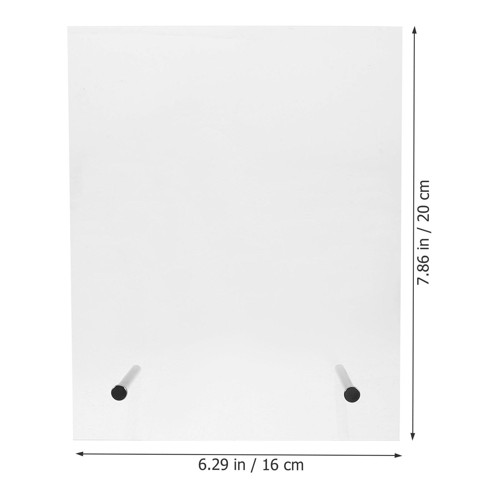 

Magnetic Nail Art Display Board Tips Color Card Salon Stand Nails Showing Holder Acrylic Durable Professional Individual Use прозорий