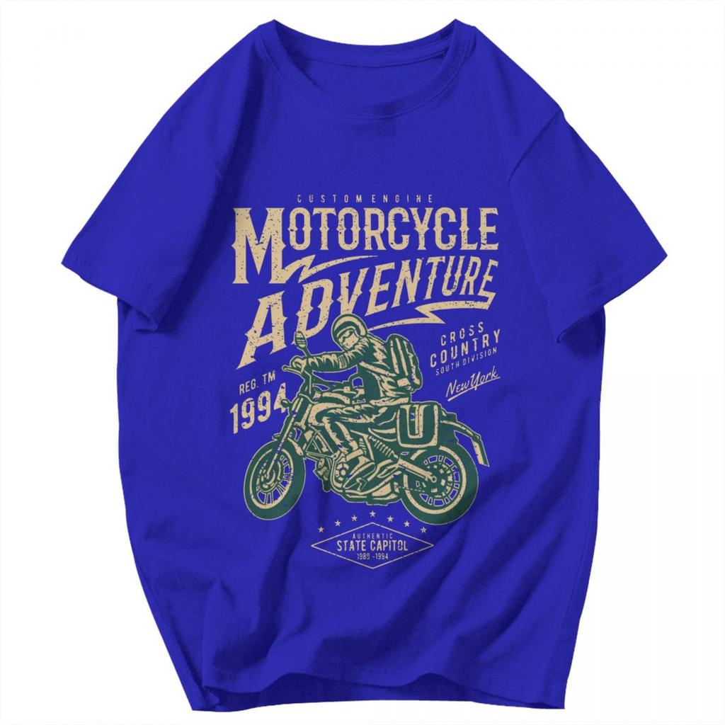 Men T Shirt Motorcycle Adventure Vintage Motor Gifts Y2K Graphic Customized Unisex Clothing T Shirts