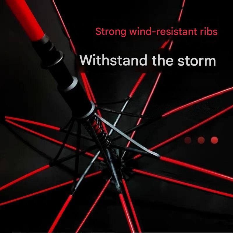 Suitable For Lexus Fully Automatic Long Handle Umbrella Enlarge Thickened Windproof Rainproof Business Advertising Golf Umbrella