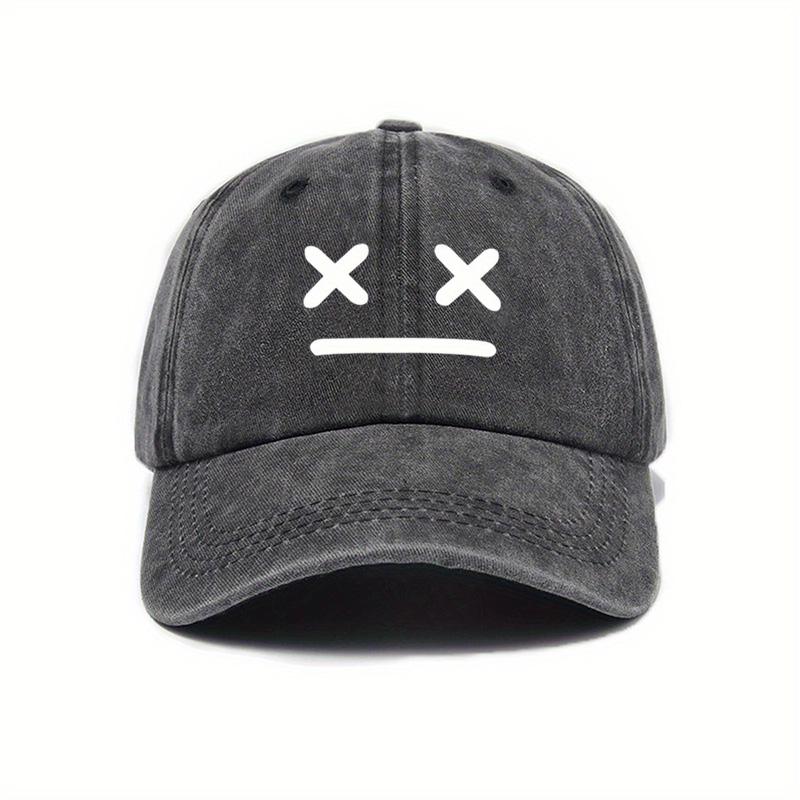 Spring and Summer Outdoor Baseball Caps for Women Multi-color Simple Printed Peaked Caps for Men Sun Protection and Versatile Casual Hats