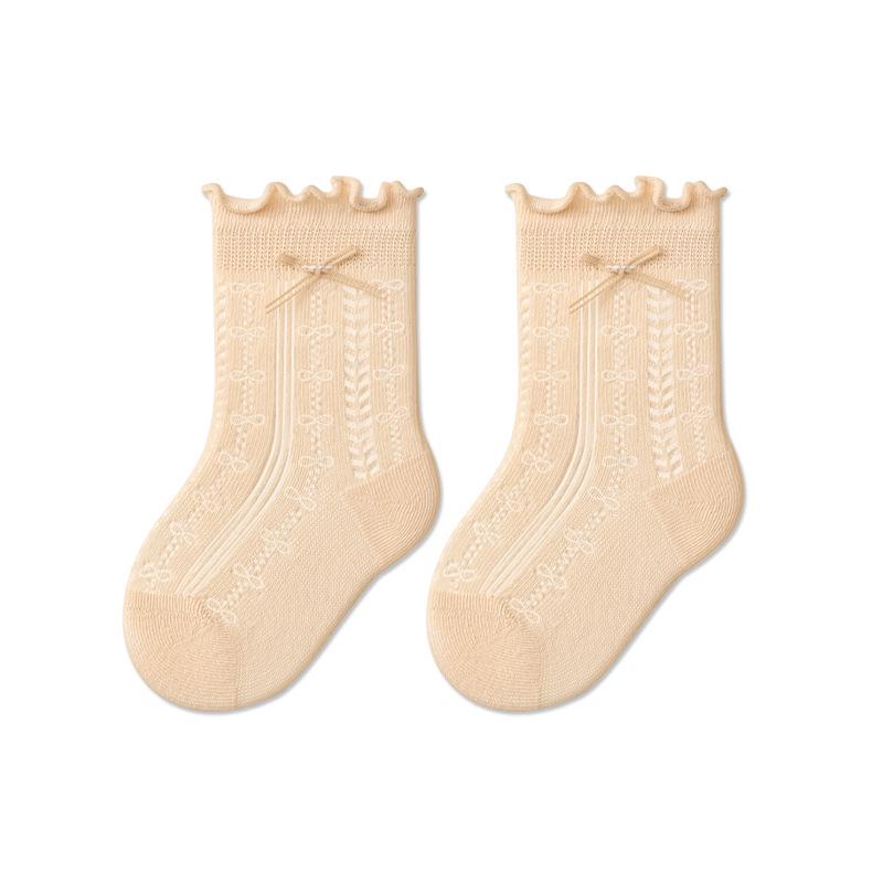 A-Class Cotton Mesh Baby Socks - Newborn Summer Cartoon Design for Boys and Girls