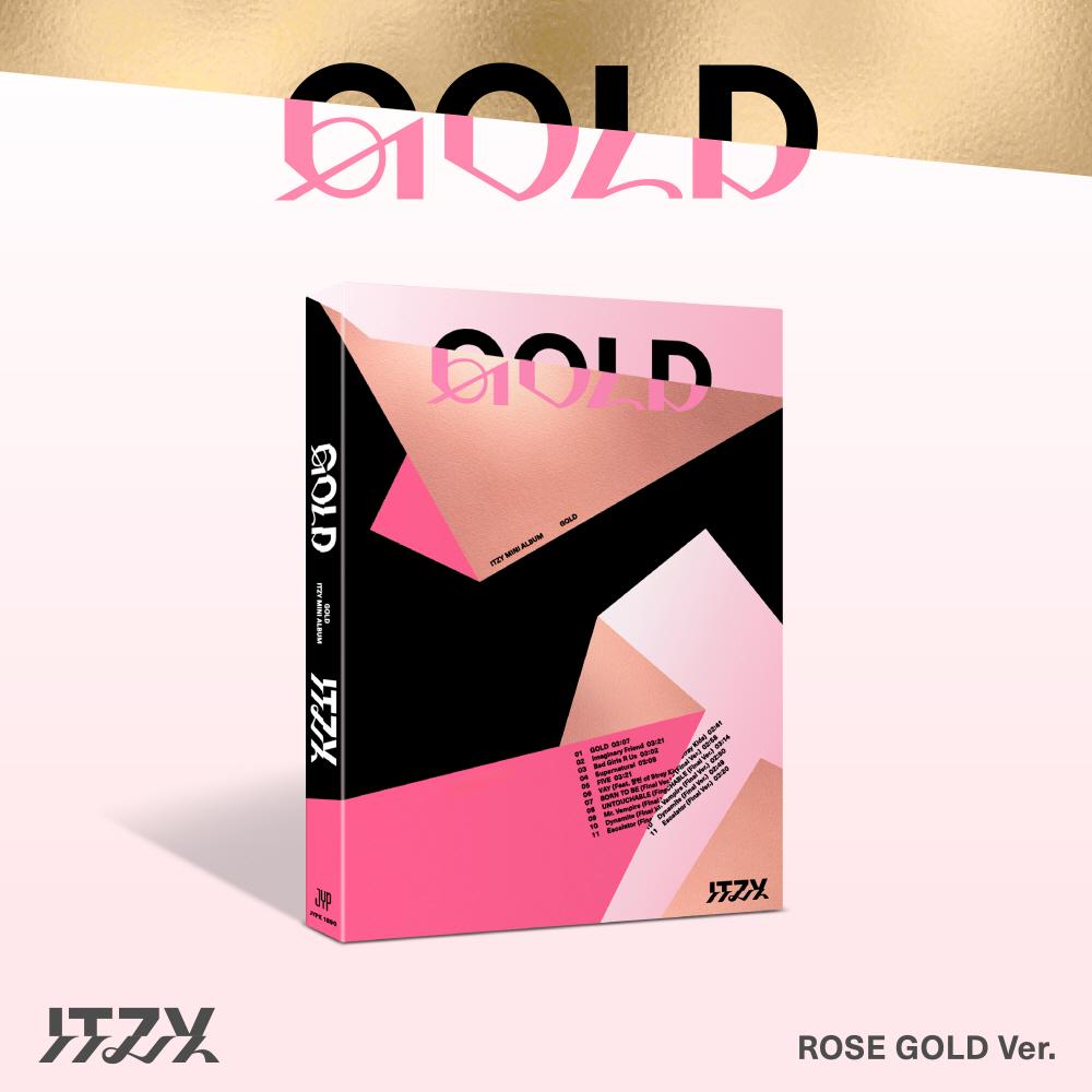 ITZY - Vol.2 Gold CD+Pre-Order Gift Rose Gold ver.