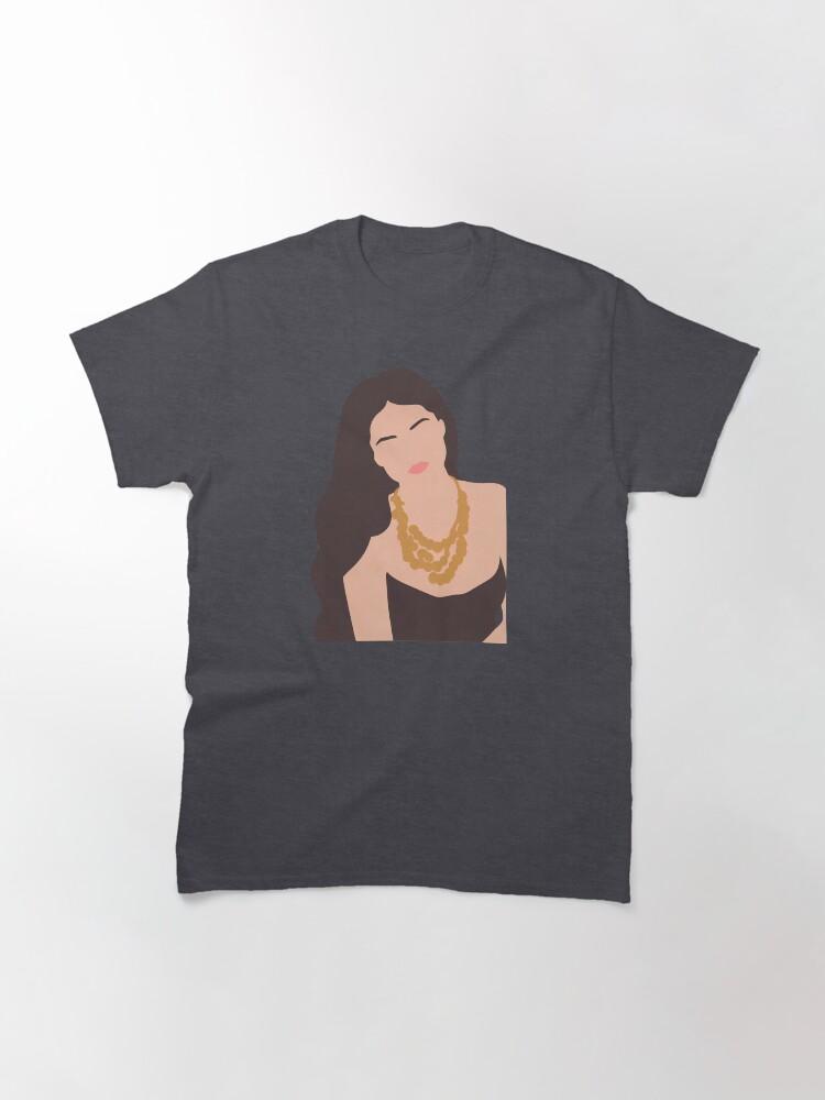 T-shirt Classica con Illustrazione Lineless di Selena Gomez