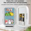 Beauty Fridge  Mini Portable Refrigerator For Cosmetics With Mirror Skincare Makeup Cooler Warmer Freezer For Car Home 8L 220/12V