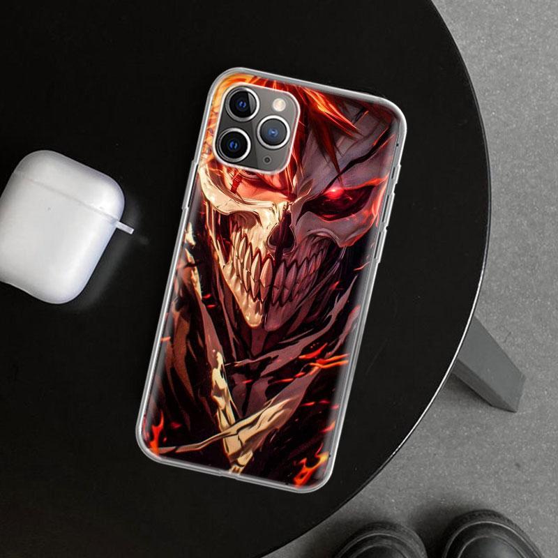 Kurosaki Ichigo Bleach Phone Case Cover for iPhone 11 12 13 Mini 14 15 Plus 16 Pro Max 17 Air 7 8 + SE Art Customized Fundas 11