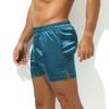 Herren-Boxershorts aus Seidensatin, Unterwäsche, Schlafanzug, Lounge-Shorts
