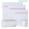 Foldable Delicates Lingerie Bra Socks Underwear Clothes Protection Net Washing Machine 3 Size Zippered Mesh Laundry Wash Bags