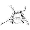 Star Round Leather Rope Necklace Adjustable Clavicle Chain Rock Style Neckchain