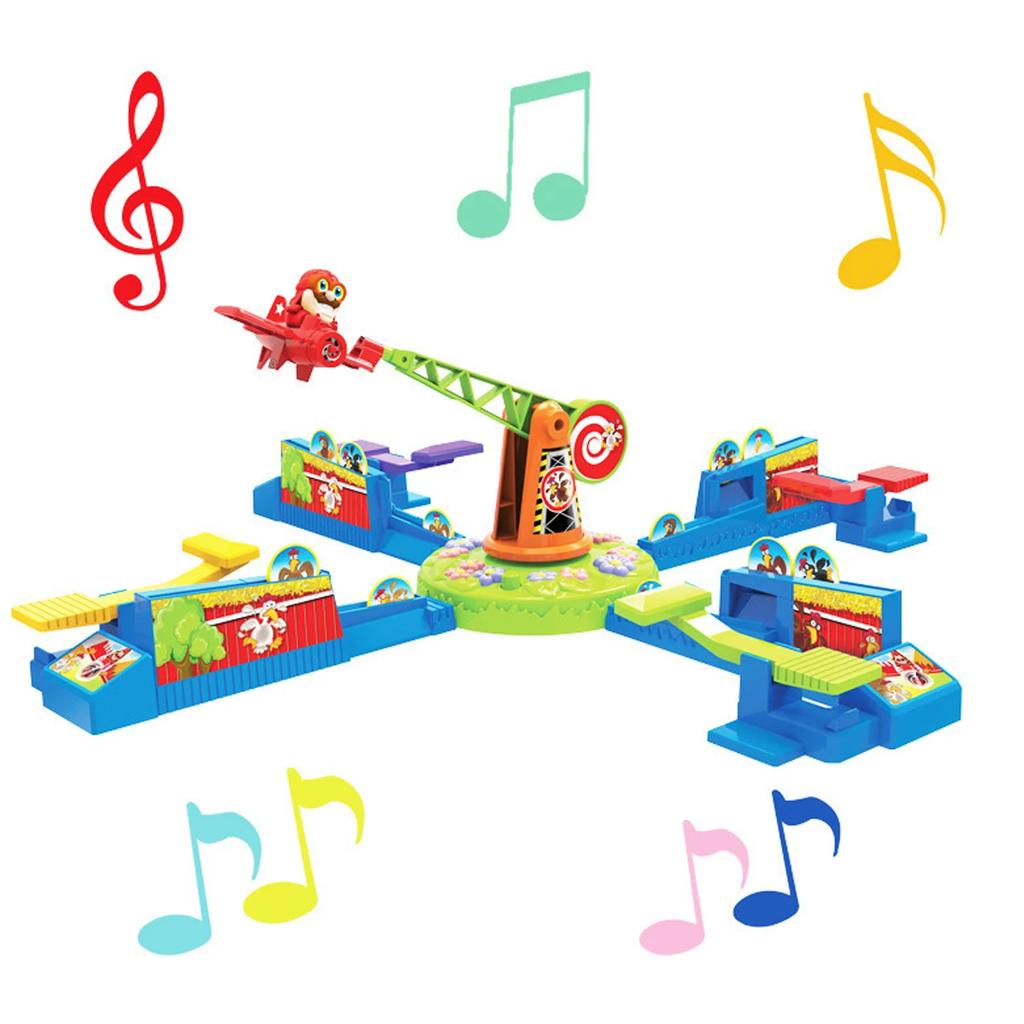 Hot Looping Louie Spinning Plane Chicken Stealing Game Parent Child Interactive Puzzle Board Game Party Game Toys For Children