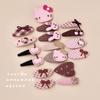 Adorable Bow Hair Clip for Girls - Baby Forest Style, Gentle Fabric, Non-Damaging Side Clip